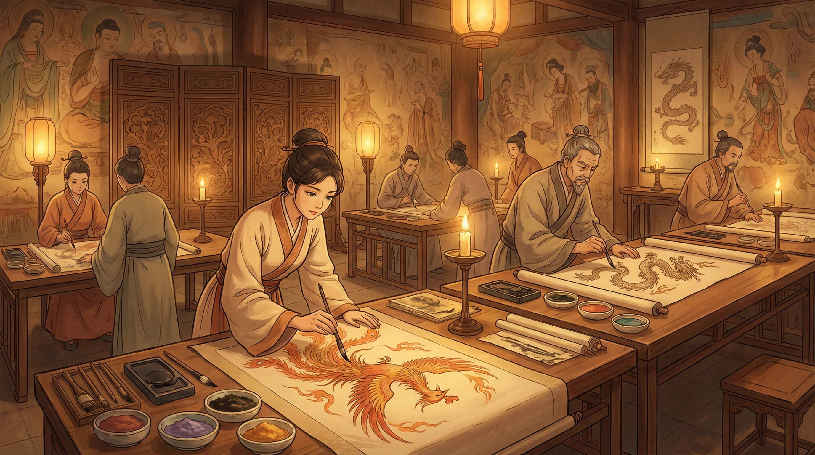 画师入驻 - 做家务的男人第二季在线观看 国风动漫画师